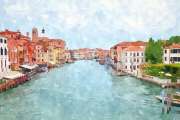 Venice watercolor painting